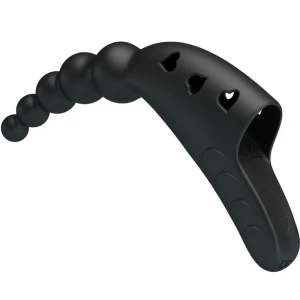 PRETTY LOVE - VIBRADOR DE DEDO JORDIN 10 VIBRAÃÃES PRETO